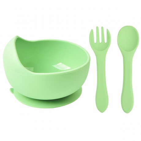 Toddler Suction Bowl with Spoon and Fork