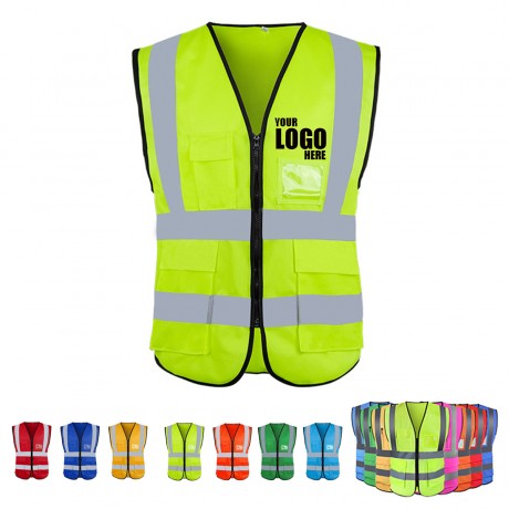 Safety Reflective Vest With Pocket