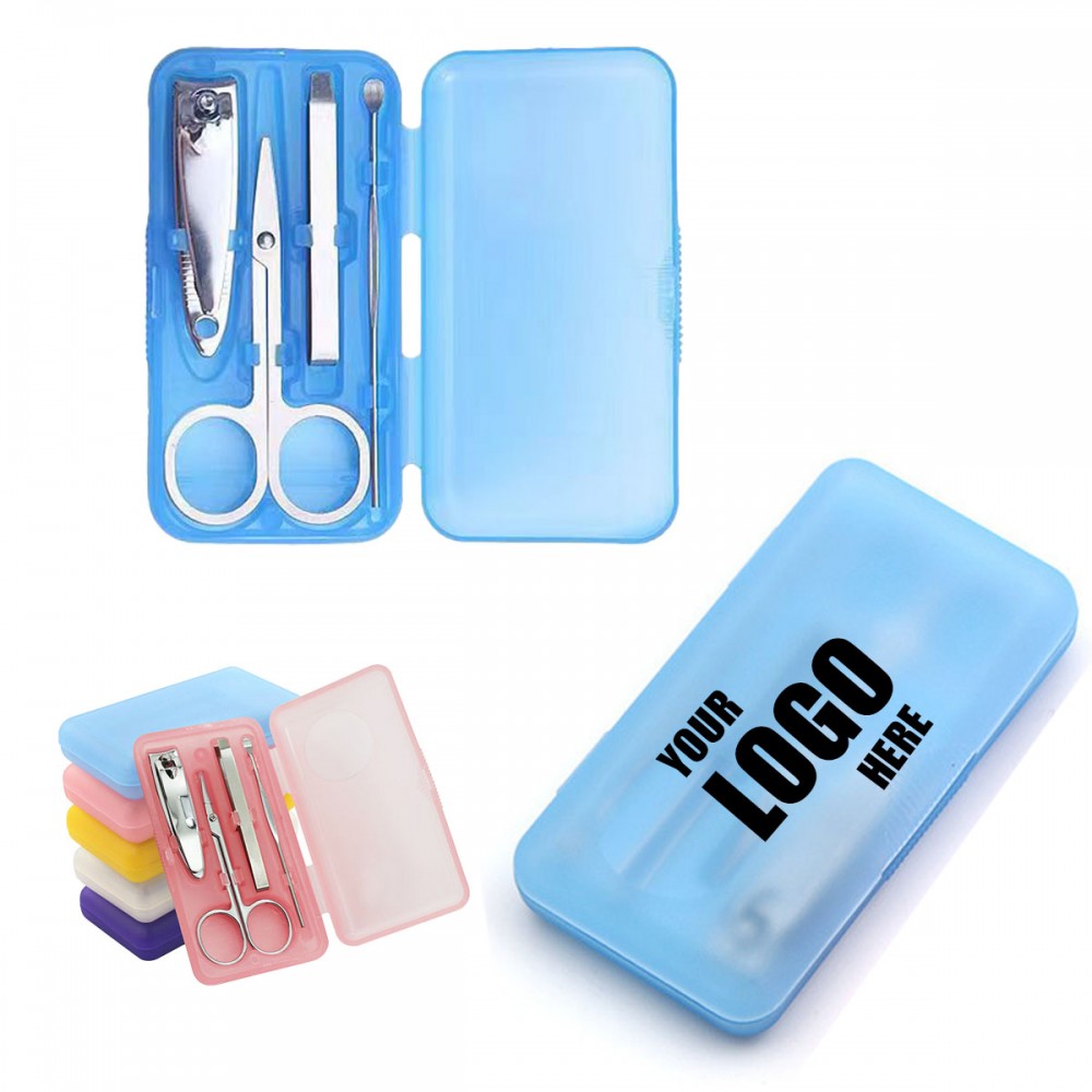 4Pcs Nail Scissors Manicure Set with Box 