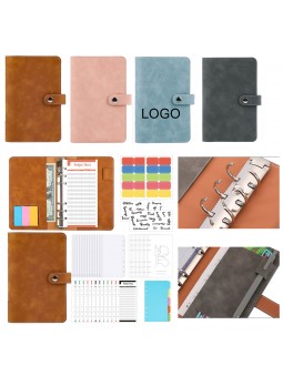 A6 PU Multi-function Bookkeeping Book