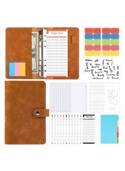 A6 PU Multi-function Bookkeeping Book