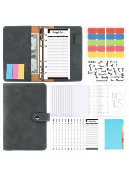 A6 PU Multi-function Bookkeeping Book
