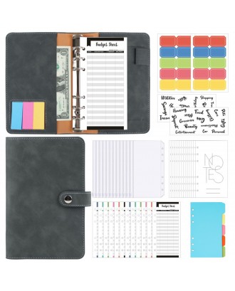 A6 PU Multi-function Bookkeeping Book