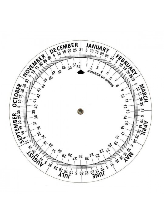 Scheduling Wheel Chart Calendar