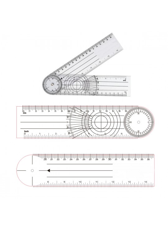 Goniometer Plastic Ruler
