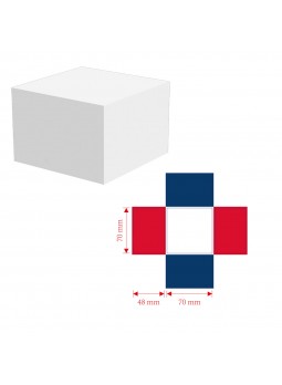 Sticky Back Paper Note Cube