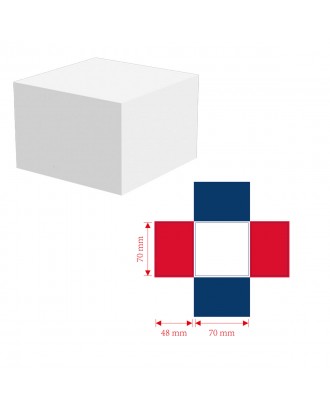 Sticky Back Paper Note Cube