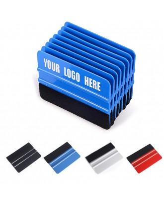 Hand Applicator Squeegee Tool with Felt Edge