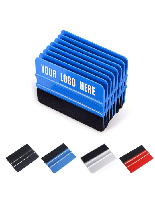 Hand Applicator Squeegee Tool with Felt Edge
