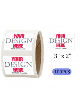 3" x 2" Rectangle Roll Labels