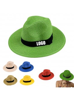 Wide Brim Straw Panama Hat