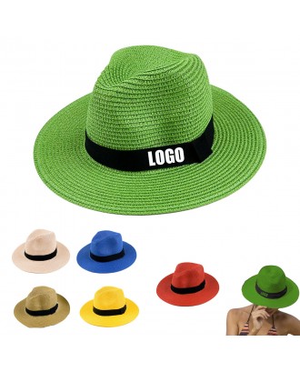 Wide Brim Straw Panama Hat