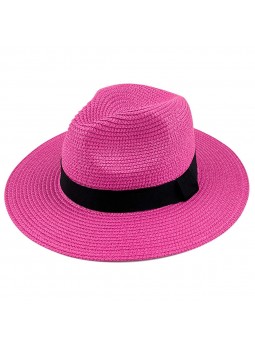 Wide Brim Straw Panama Hat
