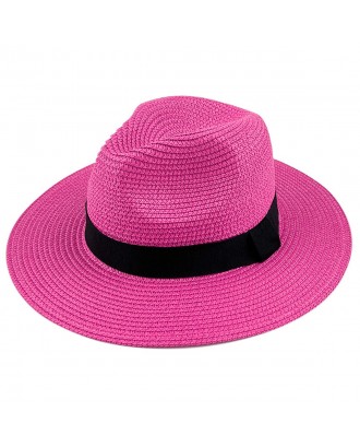 Wide Brim Straw Panama Hat
