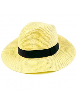 Wide Brim Straw Panama Hat