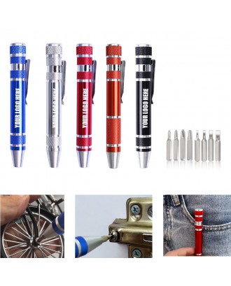 8-in-1 Custom Multitool Screwdriver Pen