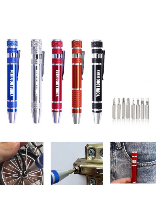 8-in-1 Custom Multitool Screwdriver Pen