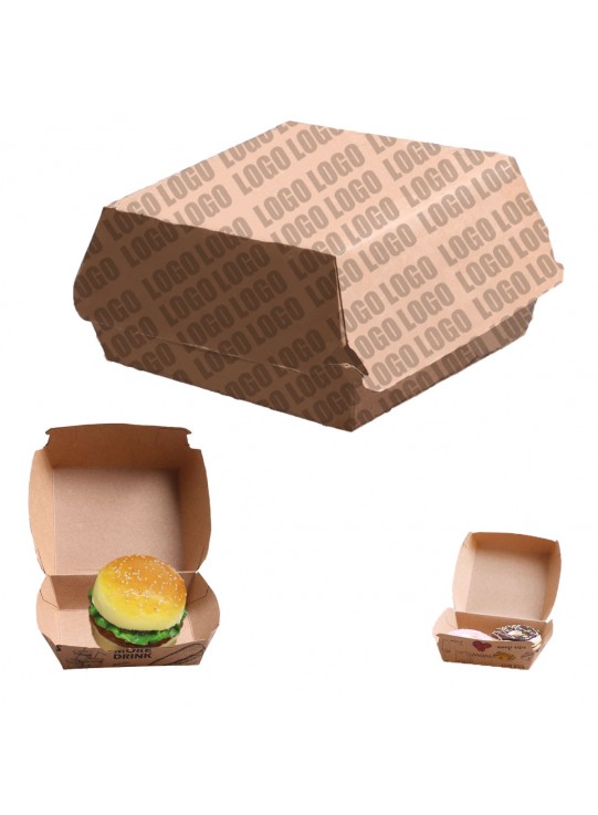 Custom Kraft Burger Box