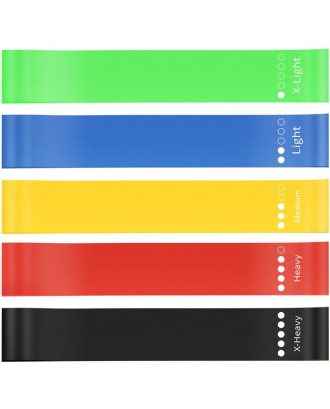 Yoga Resistance Band Set with Carry Pouch