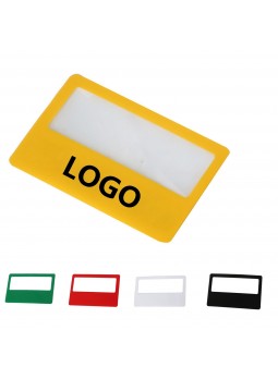 Pocket Magnifier Bookmark – Clear PVC