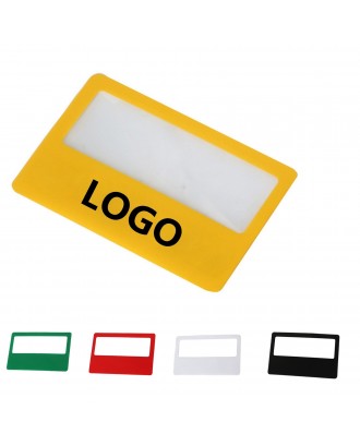 Pocket Magnifier Bookmark – Clear PVC