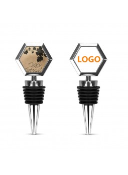 Hexagon Zinc Wine Stopper – Heavy Duty
