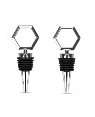 Hexagon Zinc Wine Stopper – Heavy Duty