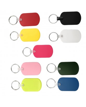 Custom Oval Soft PVC Keychain / Pet Tags