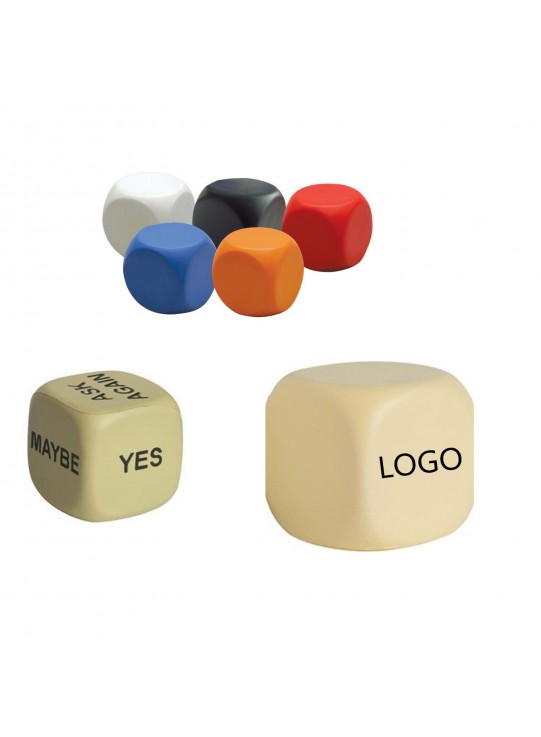 Custom PU Foam Dices Stress Reliever