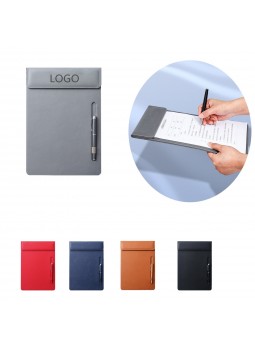 Magnetic PU Leather Clipboard – A4 Writing Pad