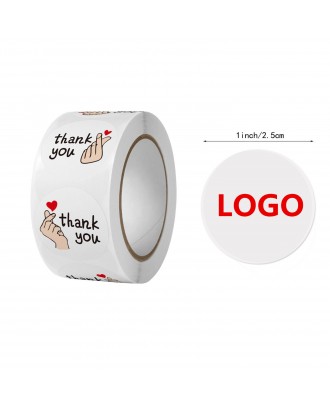 4-Color Process Circular Labels On A Roll 