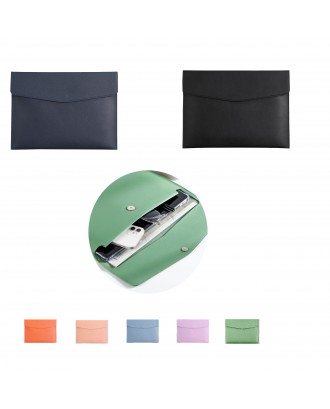 PU Leather A4 File Folder With Magnetic Button