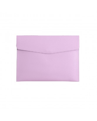 PU Leather A4 File Folder With Magnetic Button