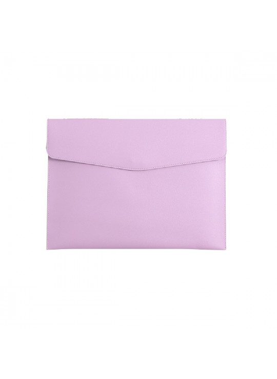 PU Leather A4 File Folder With Magnetic Button