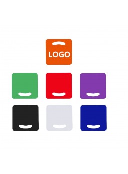 7" x 7" Square Plastic Die-Cut Handheld Fan