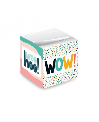 Custom 2.75" Full color Post-it Note Cube Paper Brick