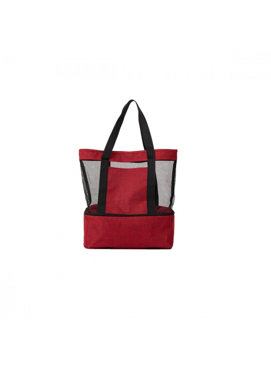 Mesh Beach Cooler Tote Bag