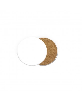 4" Round Ceramic Coaster