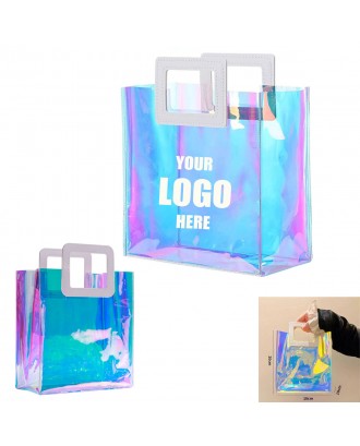 Clear Holographic Tote Bag