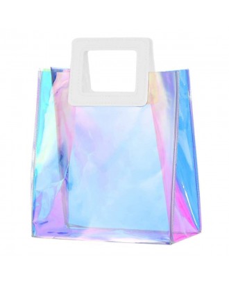 Clear Holographic Tote Bag