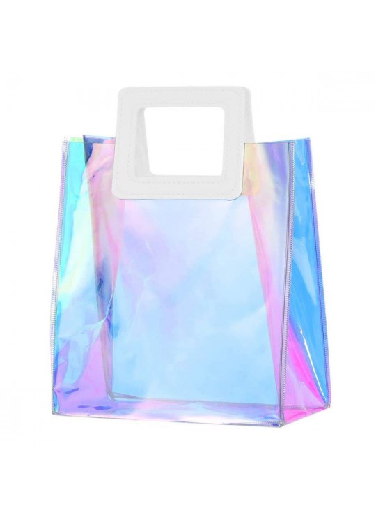 Clear Holographic Tote Bag