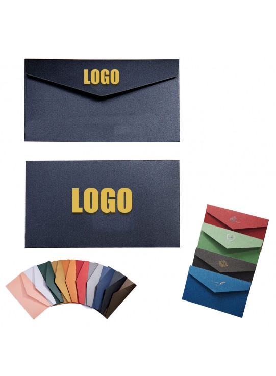 Pearlescent Paper Gold Foil Envelopes