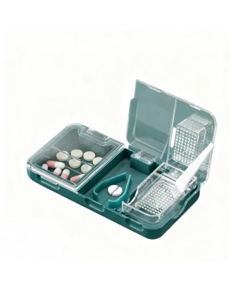3-in-1 Pill Cutter Splitter Case