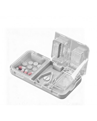 3-in-1 Pill Cutter Splitter Case
