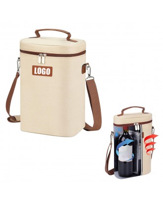 Double Wine Cooler Bag