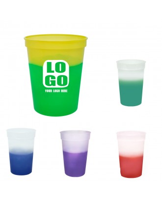 16oz Color Changing Stadium Cup