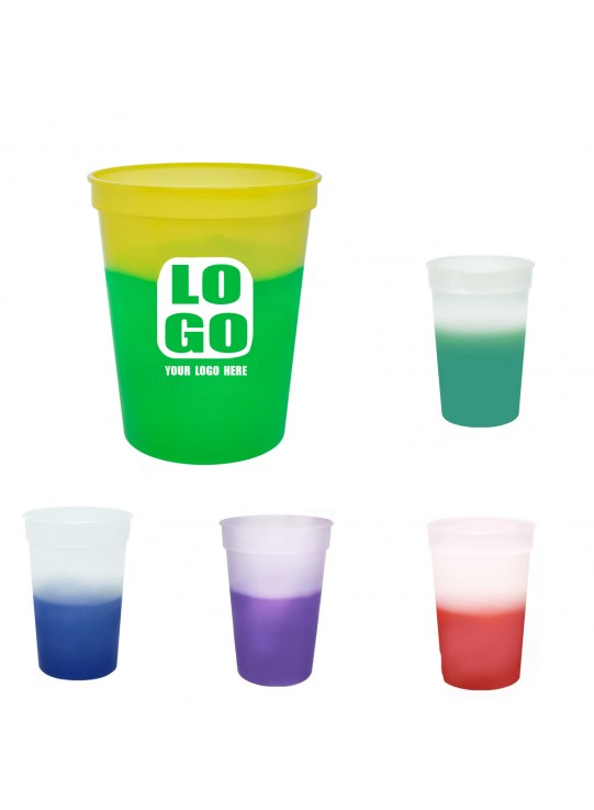 16oz Color Changing Stadium Cup
