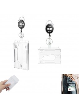 ID Card Holders Set with Clip