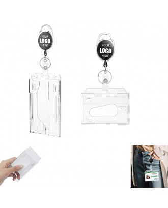 ID Card Holders Set with Clip