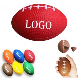 Rugby Shape PU Foam Stress Reliever Ball